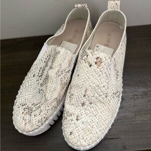 Nordstrom Snakeskin Slip-On Loafers